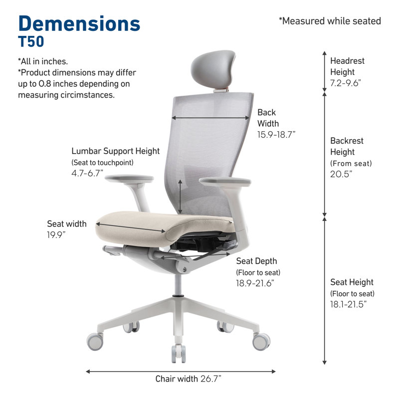SIDIZ T50 Ergonomic Office Chair High Performance Home Office Chair